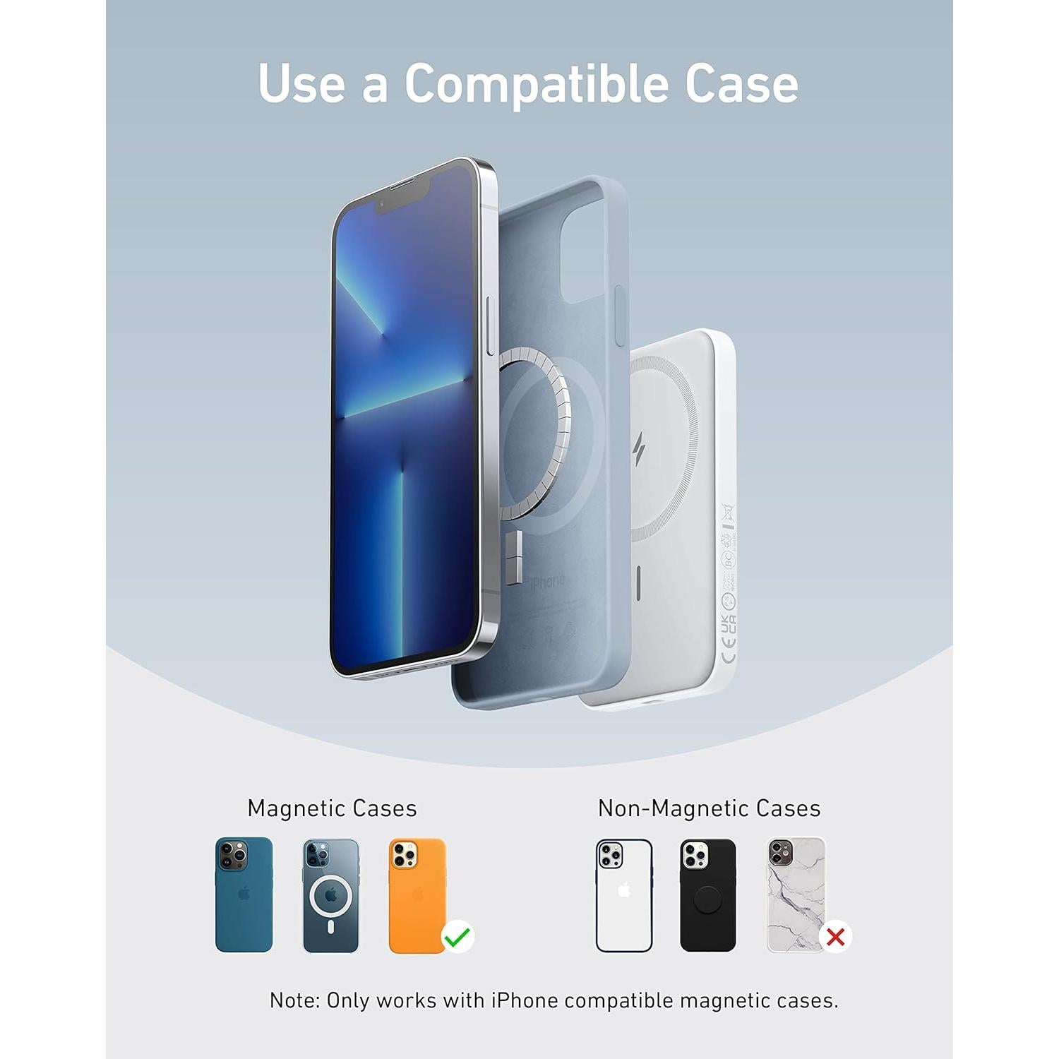 Cargador Portátil Magnético Anker 621 MagGo 5000mAh USB-C