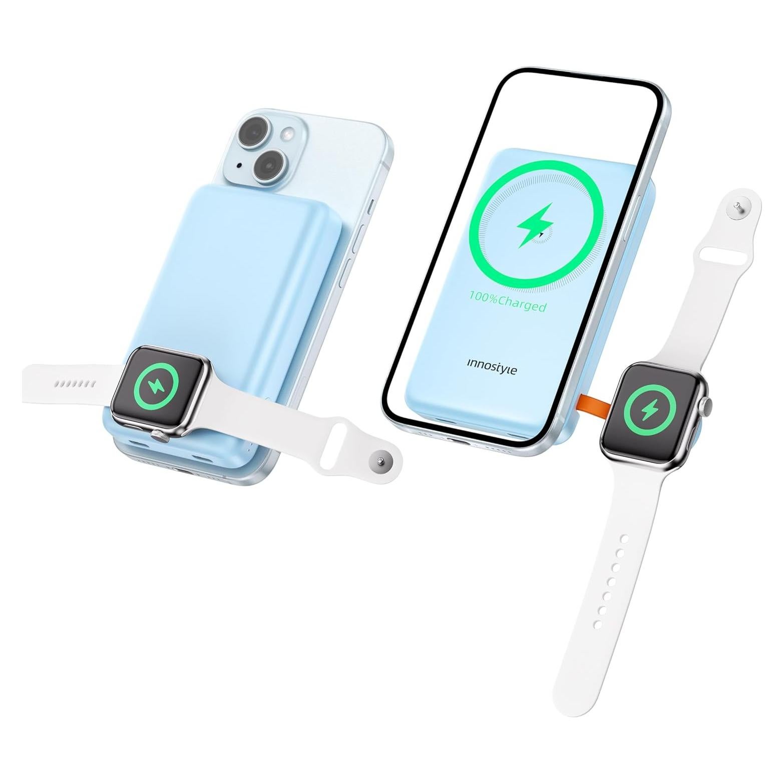 Cargador Portátil Magnético 10000mAh Innostyle Carga Rápida