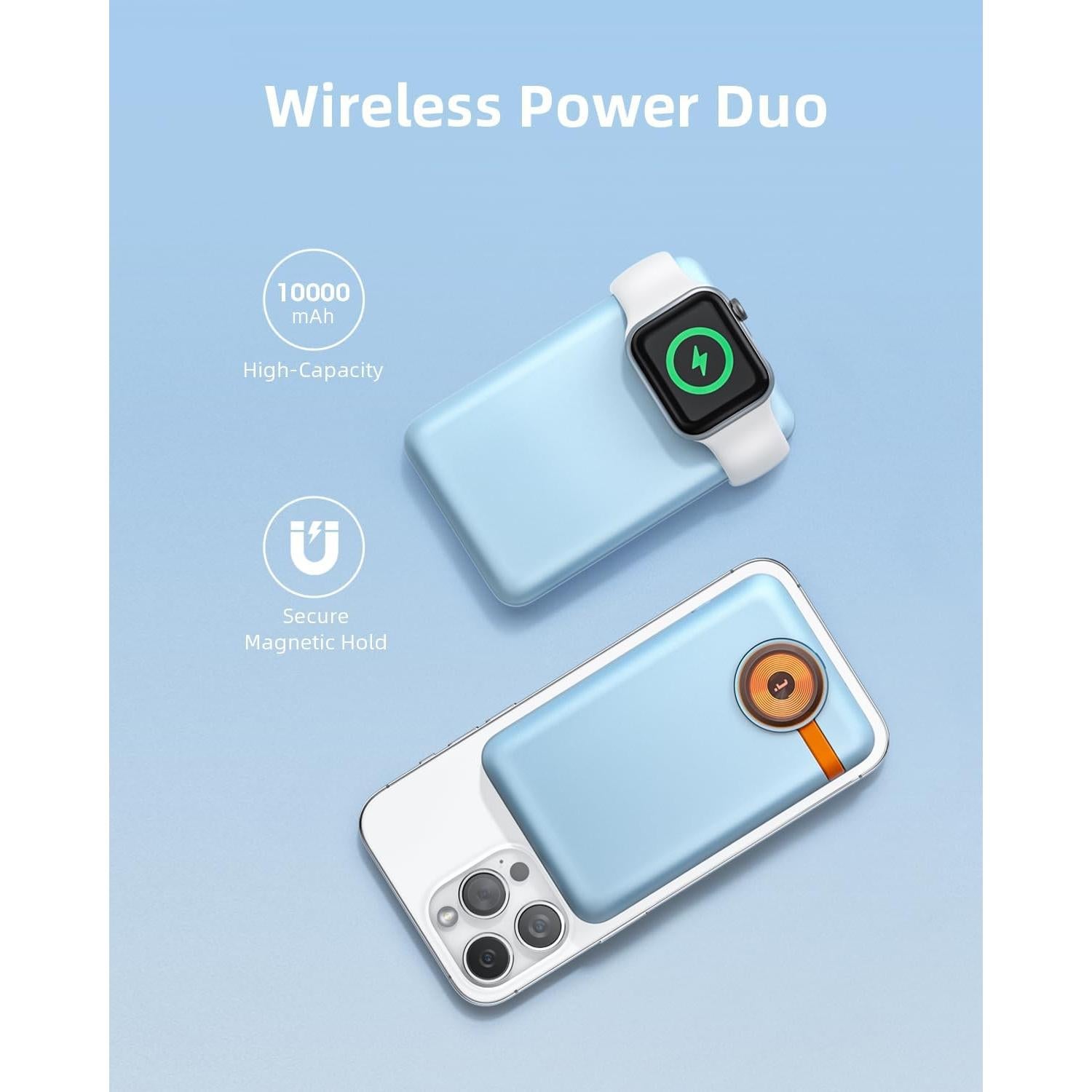 Cargador Portátil Magnético 10000mAh Innostyle Carga Rápida