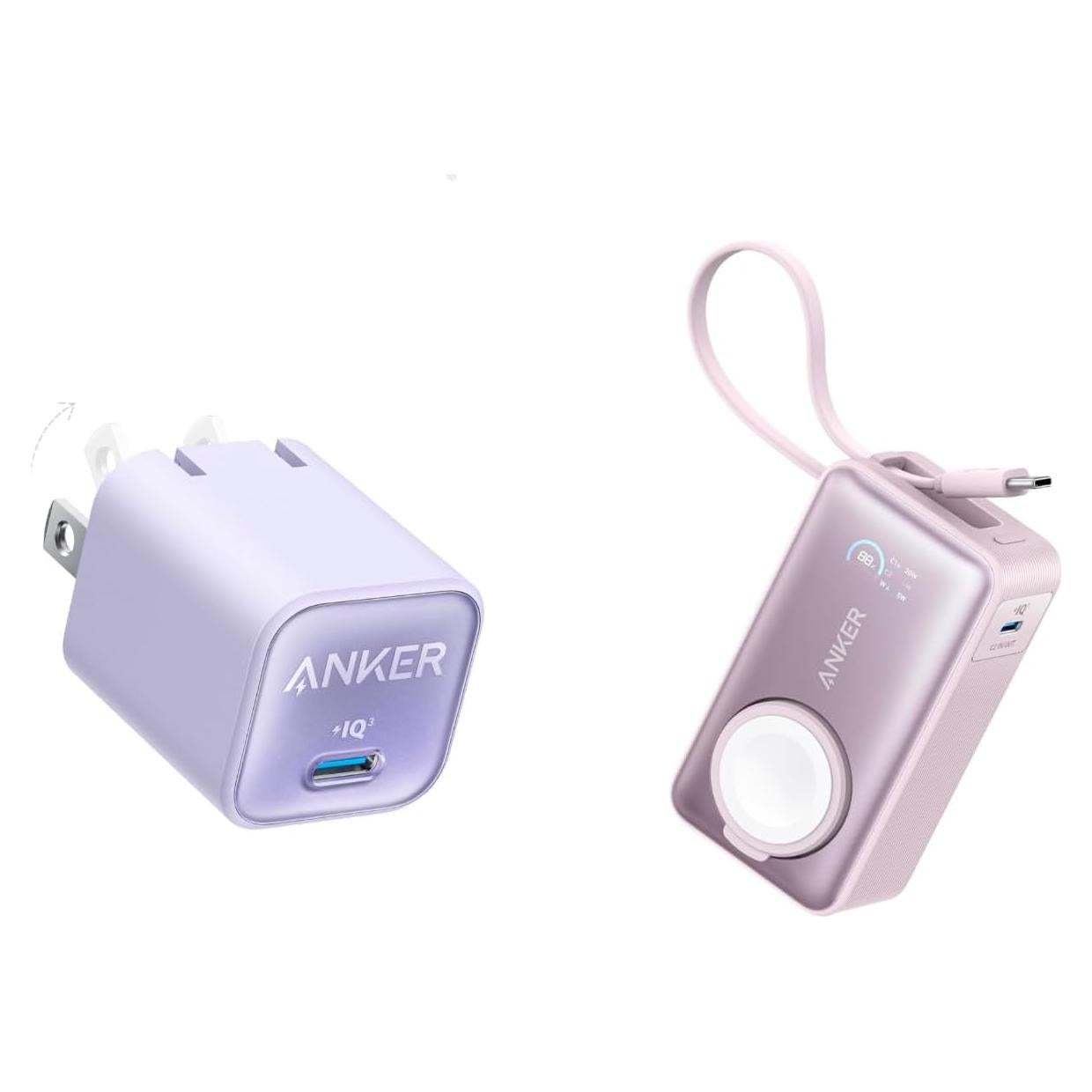Cargador Anker Nano 30W USB-C GaN + Batería 10,000mAh