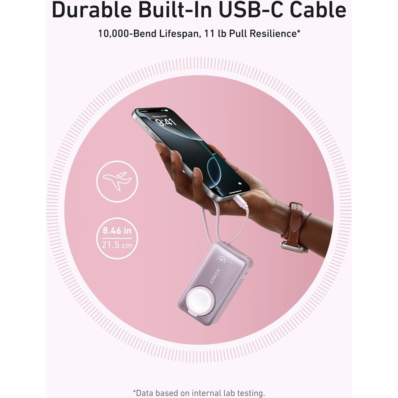 Cargador Anker Nano 30W USB-C GaN + Batería 10,000mAh