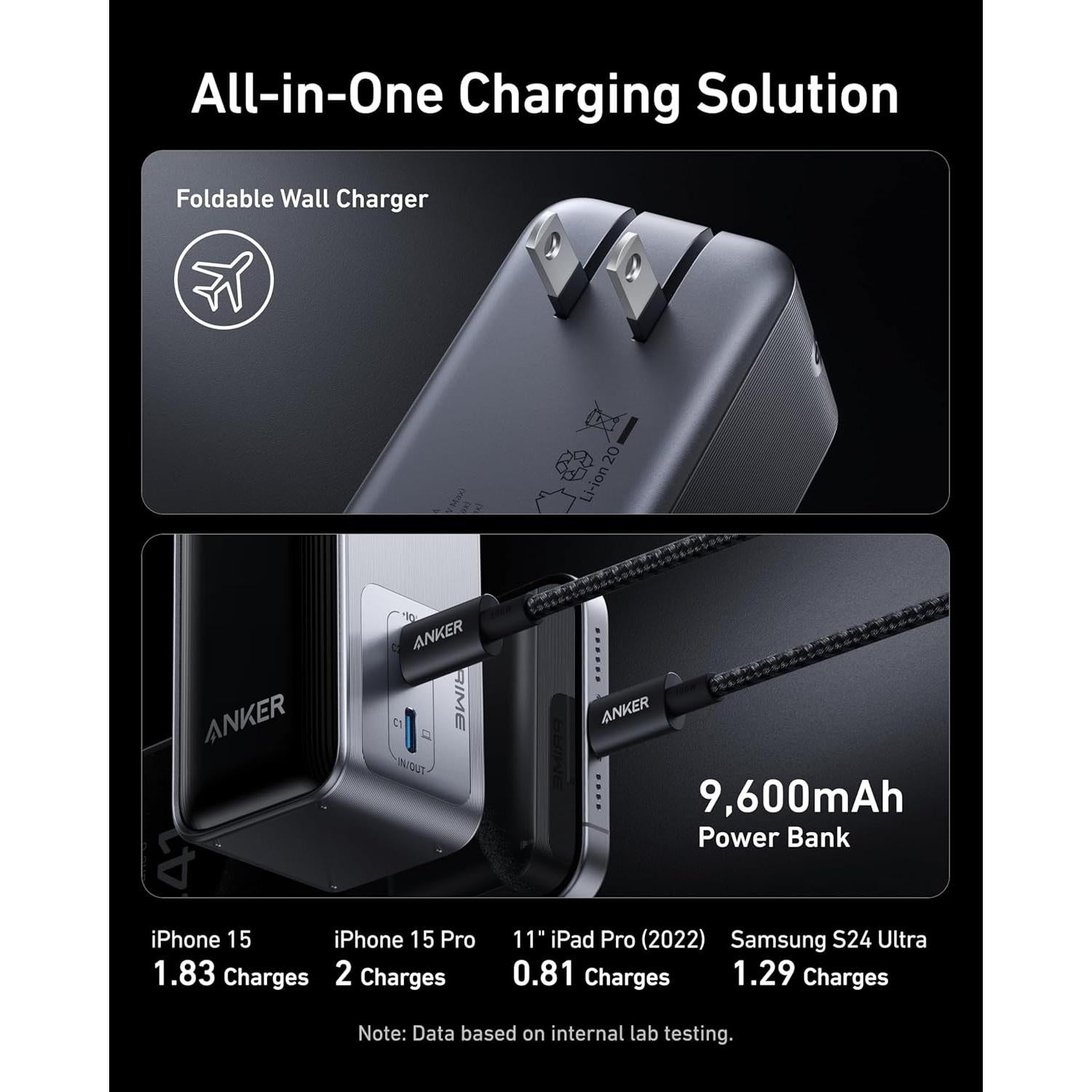 Batería Externa Anker MagGo 10,000mAh para Apple Watch