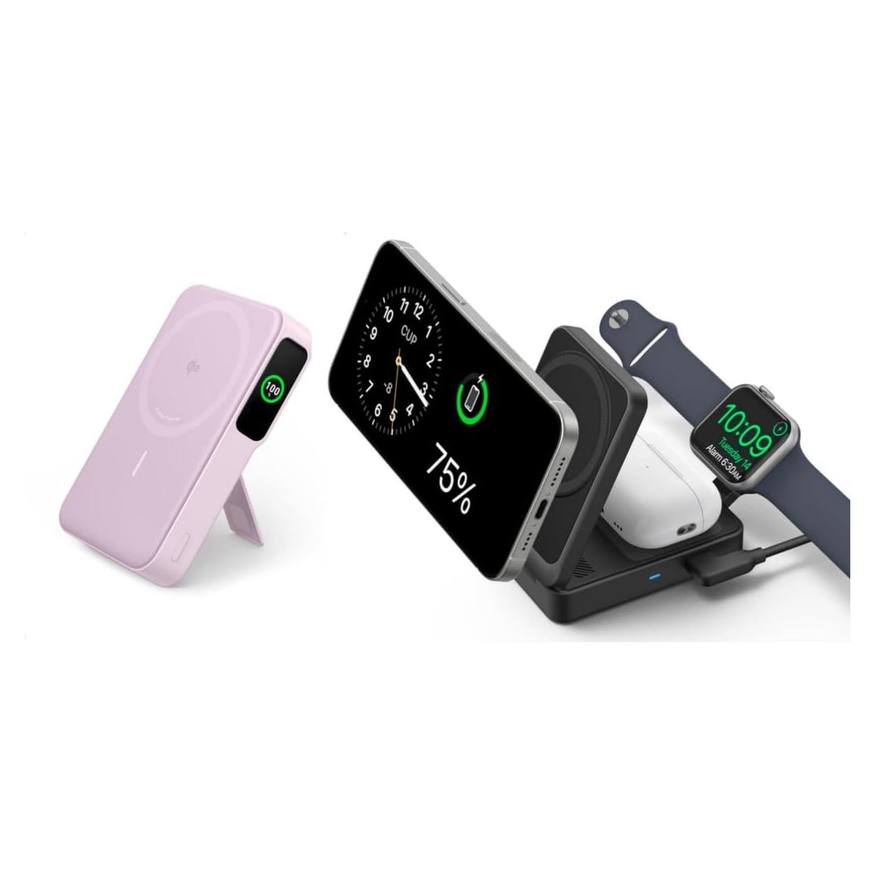 Cargador Portátil Anker MagGo 10,000mAh 15W Qi2 para iPhone