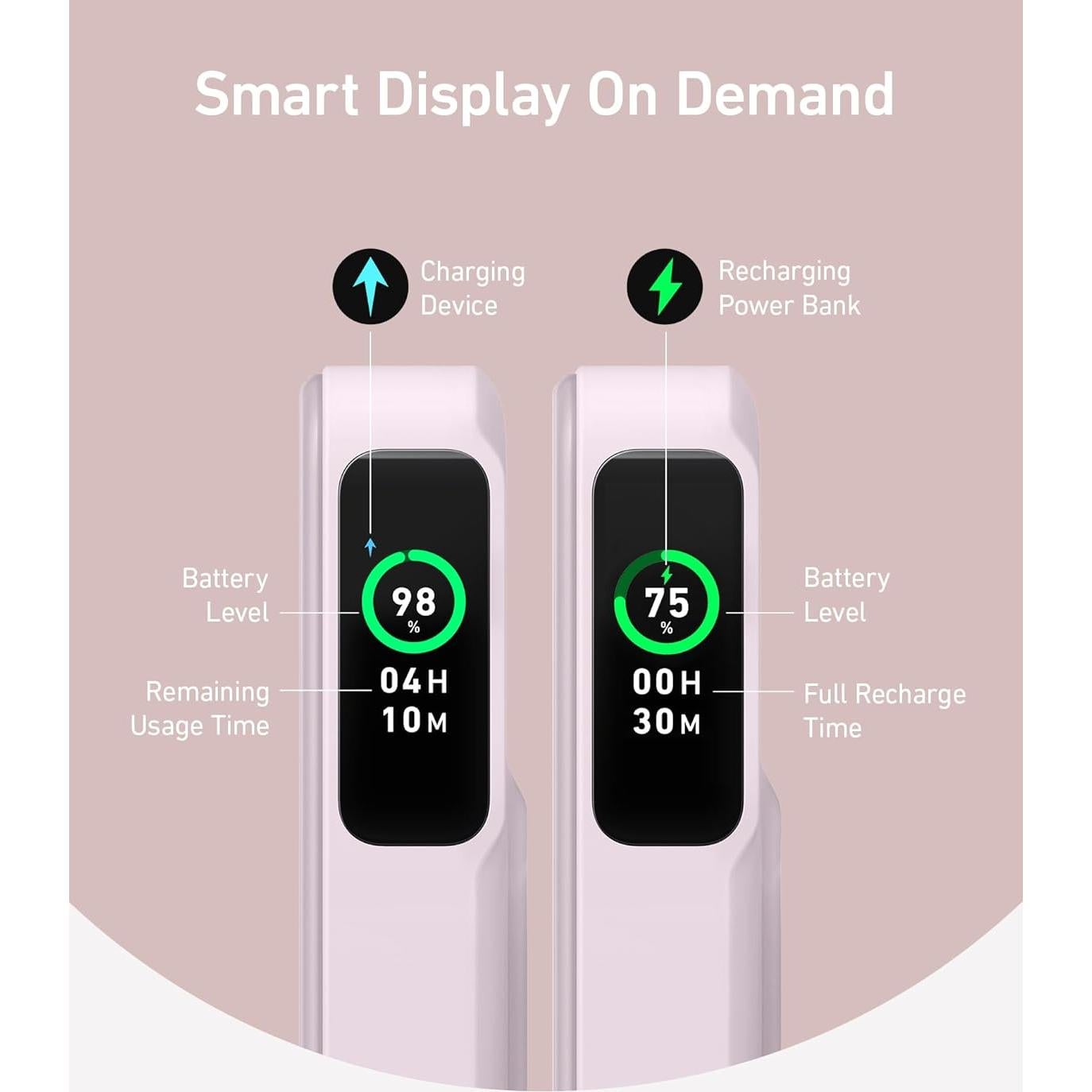 Cargador Portátil Anker MagGo 10,000mAh 15W Qi2 para iPhone