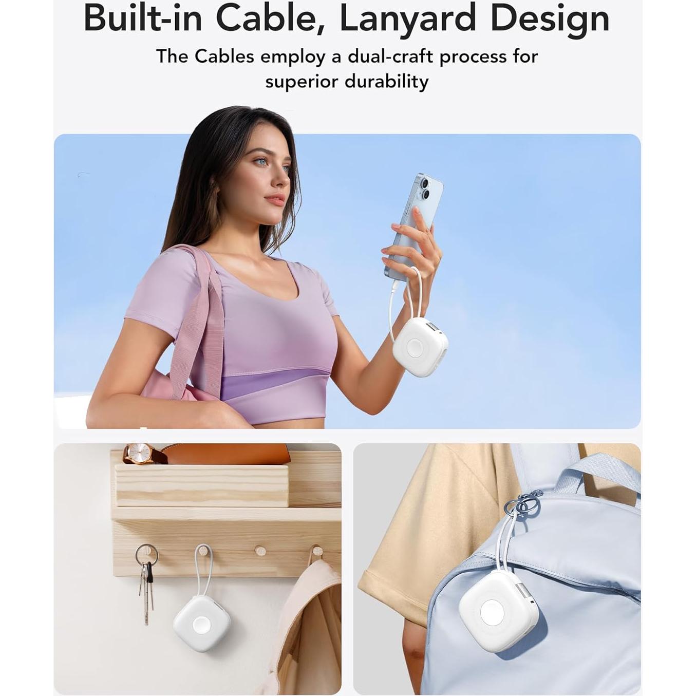 Cargador Portátil Magnético Charmast 10000mAh 20W Carga Rápida