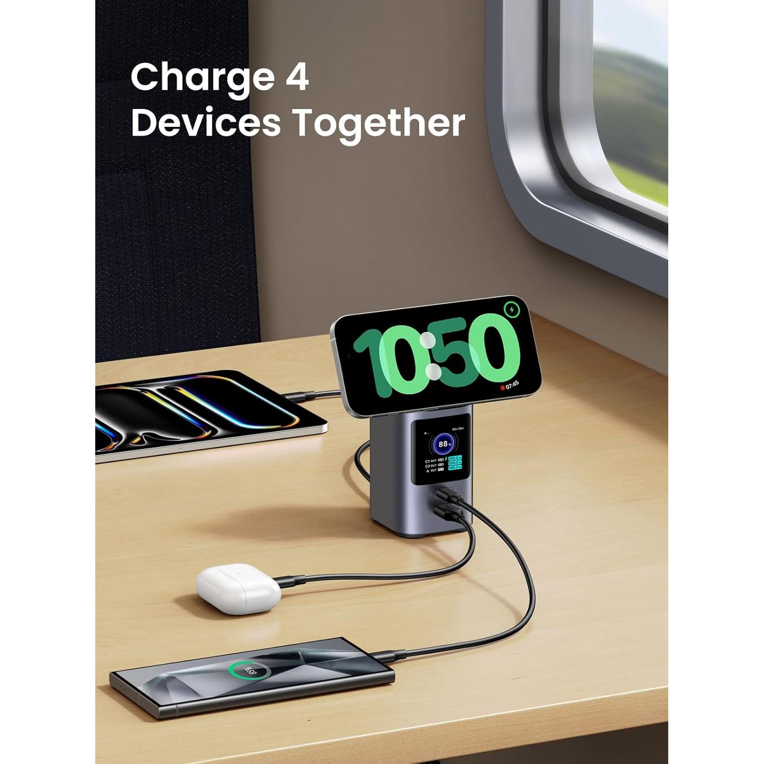 Power Bank UGREEN 20000mAh 145W Carga Rápida Inalámbrica Qi2