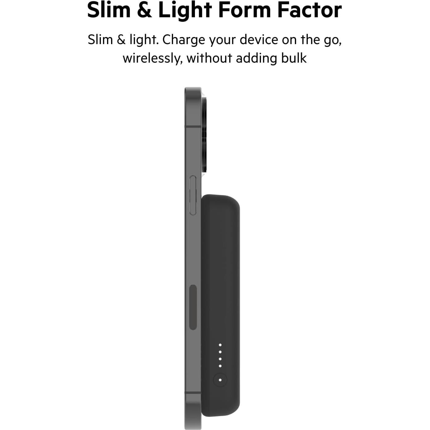 Cargador Portátil Belkin MagSafe 5000 mAh Inalámbrico Negro