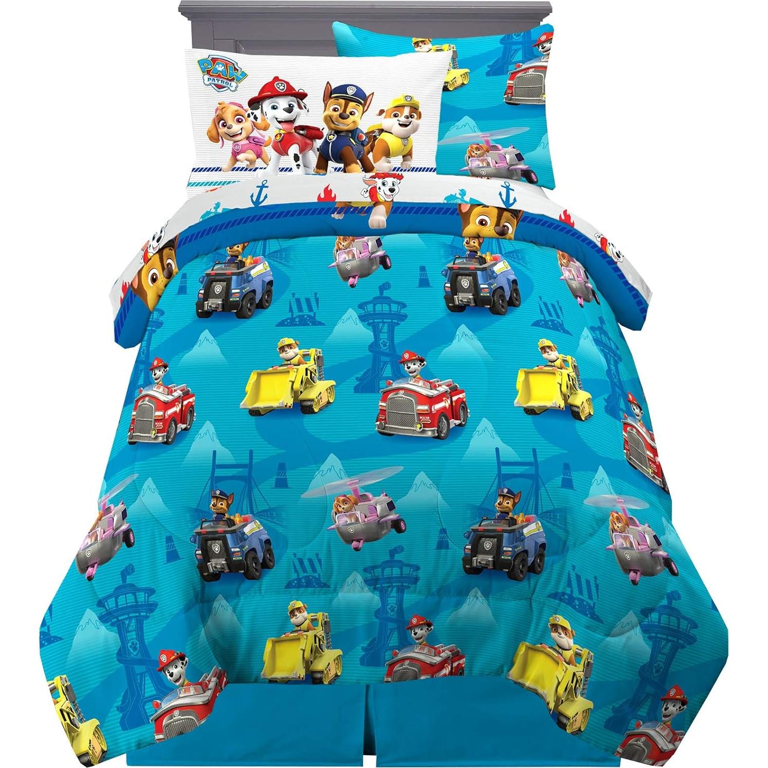 Conjunto de Ropa de Cama Paw Patrol Franco 5 Piezas Individual