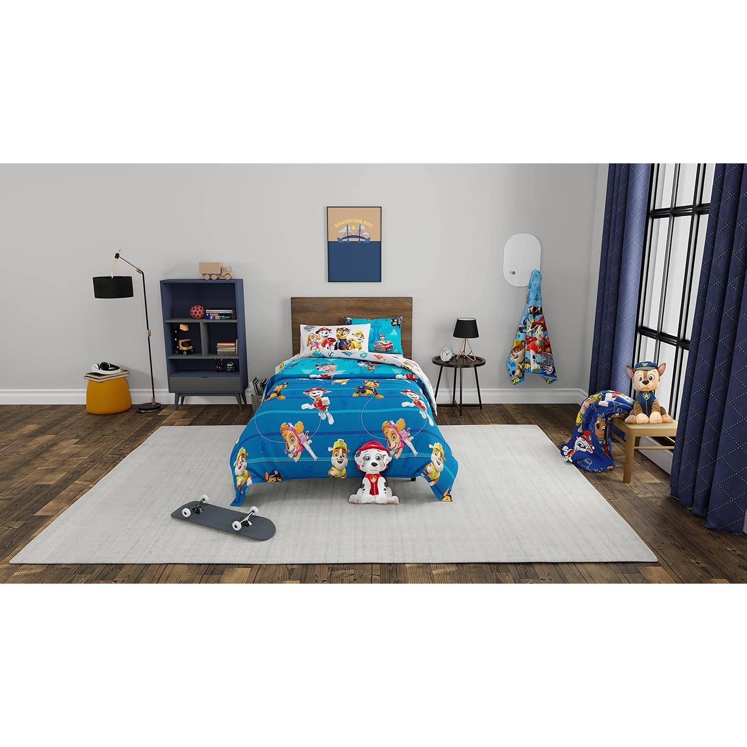 Conjunto de Ropa de Cama Paw Patrol Franco 5 Piezas Individual