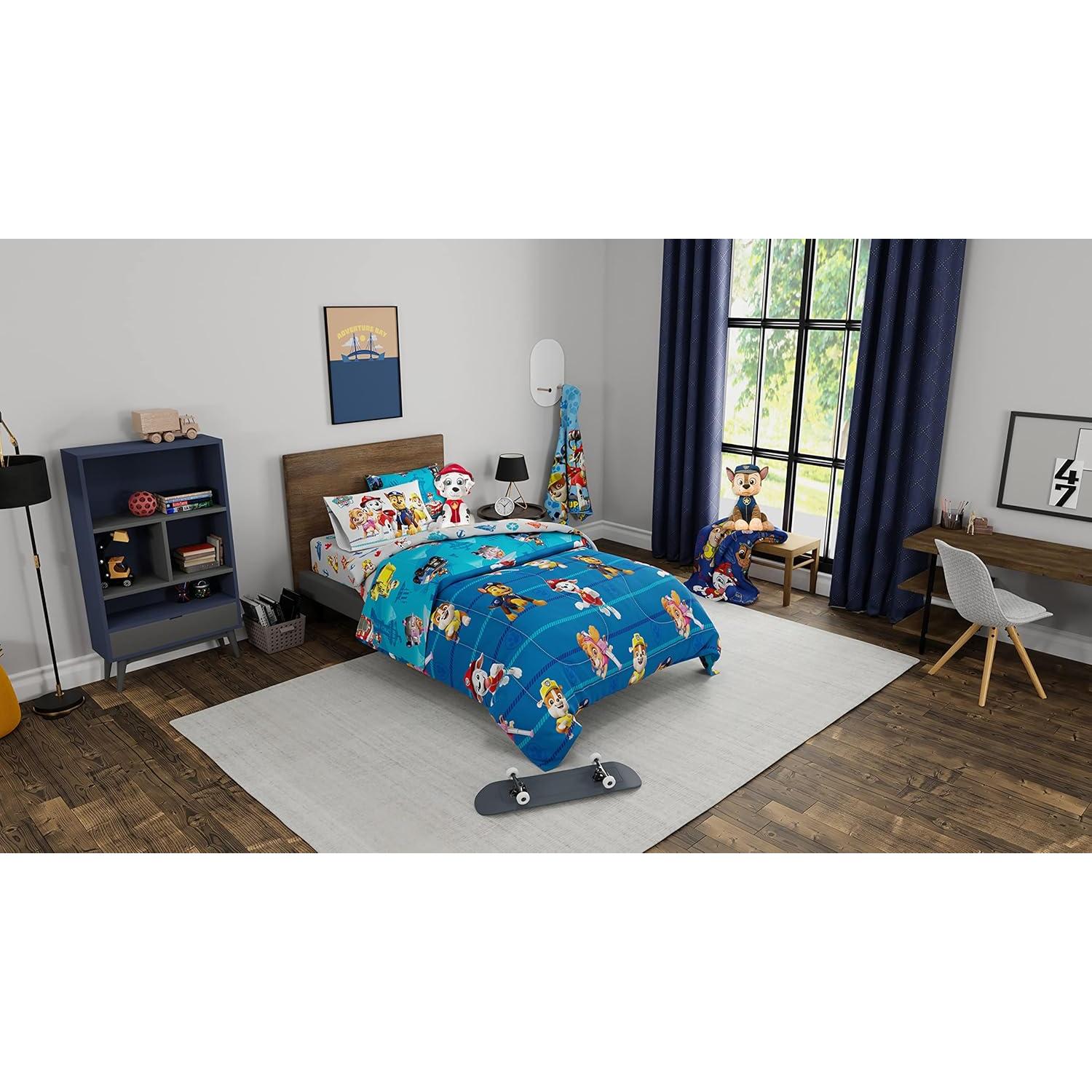 Conjunto de Ropa de Cama Paw Patrol Franco 5 Piezas Individual