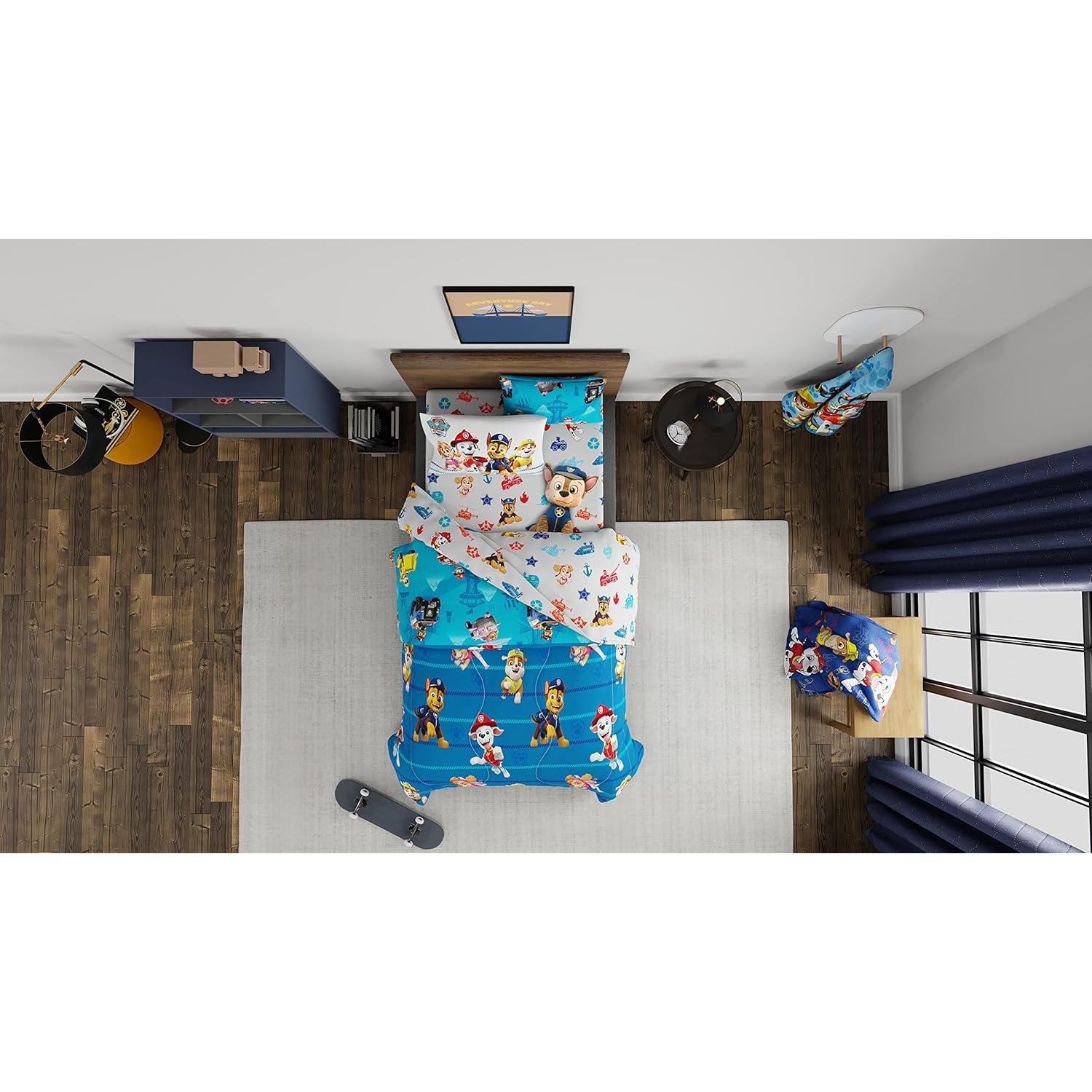 Conjunto de Ropa de Cama Paw Patrol Franco 5 Piezas Individual