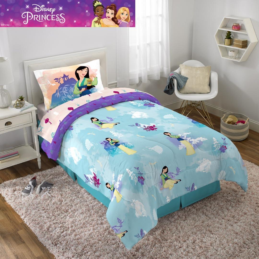 Juego de Ropa de Cama Mulan Franco 4 Piezas Microfibra