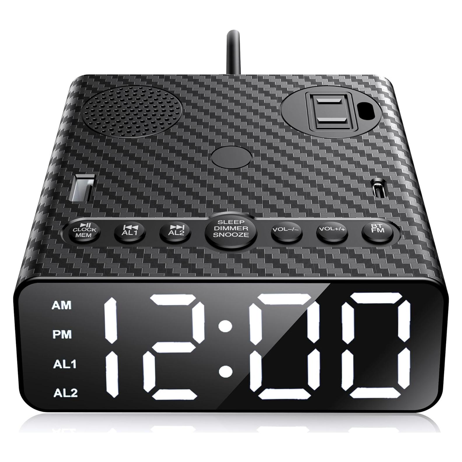 Reloj Despertador Multifuncional Yostyle con USB y Radio FM