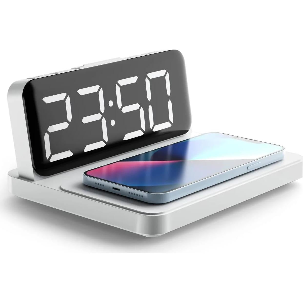 Reloj Despertador Digital HuseeCly Rectangular LED-001
