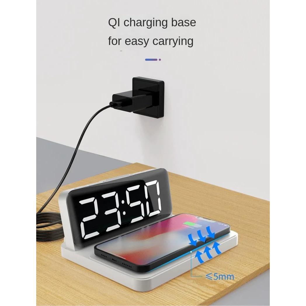 Reloj Despertador Digital HuseeCly Rectangular LED-001