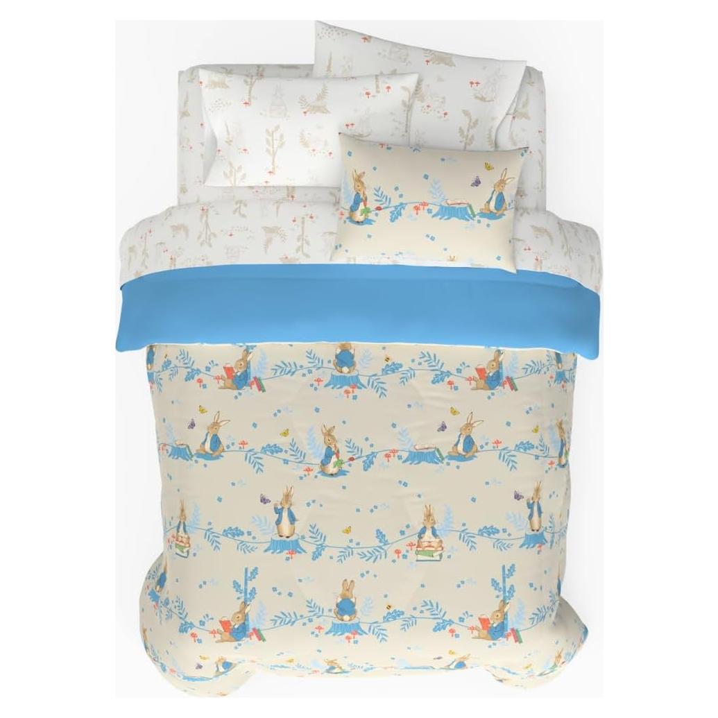 Juego de Cama Franco Peter Rabbit 7 Piezas Microfibra