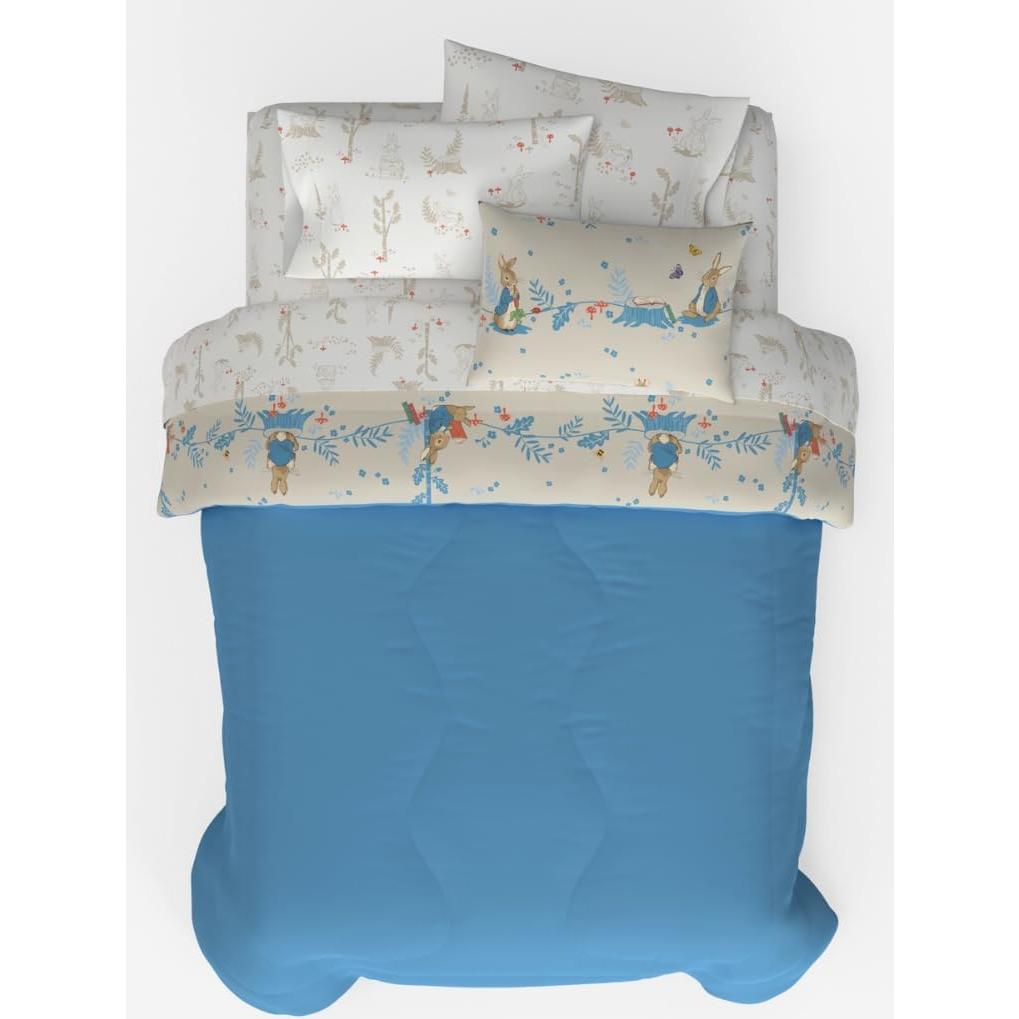 Juego de Cama Franco Peter Rabbit 7 Piezas Microfibra
