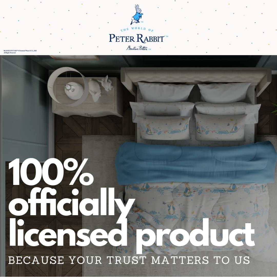 Juego de Cama Franco Peter Rabbit 7 Piezas Microfibra