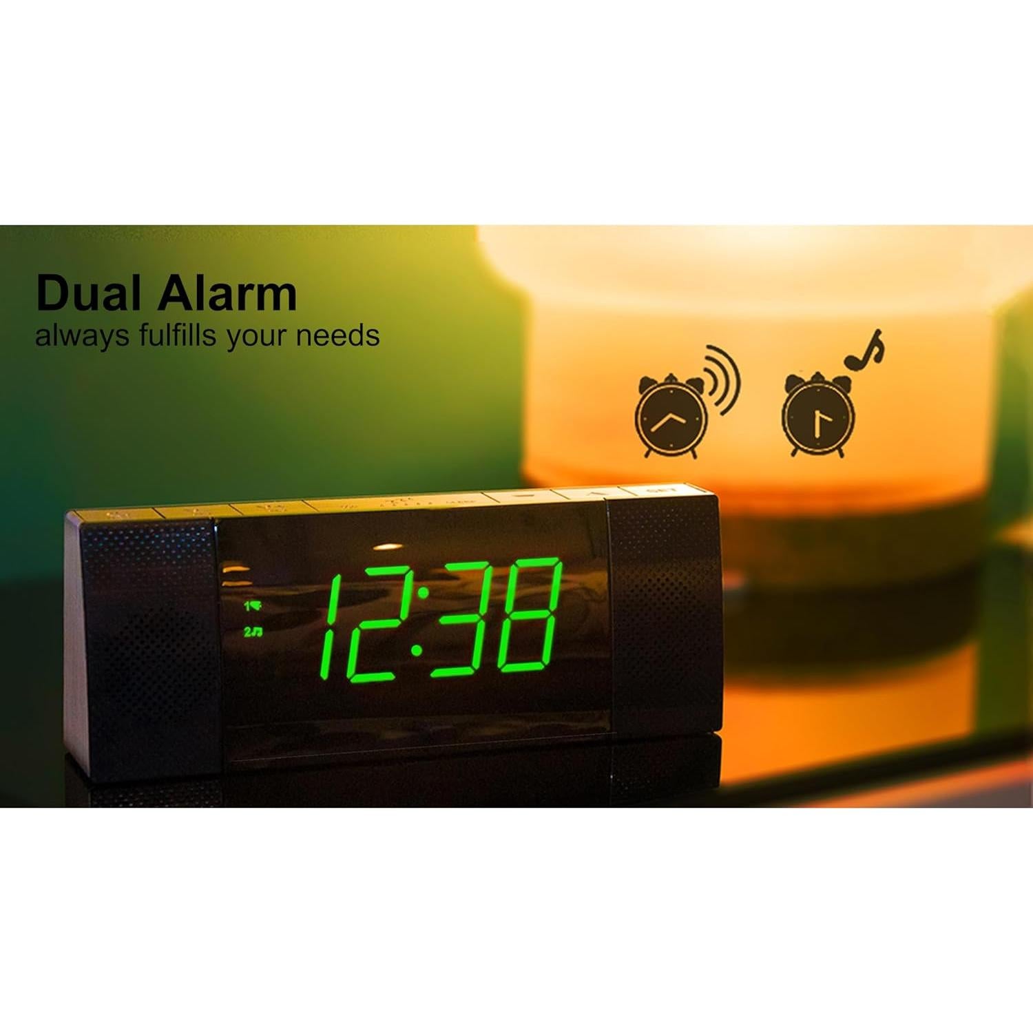 Reloj Despertador iTOMA CKS503U con Bluetooth y Radio FM