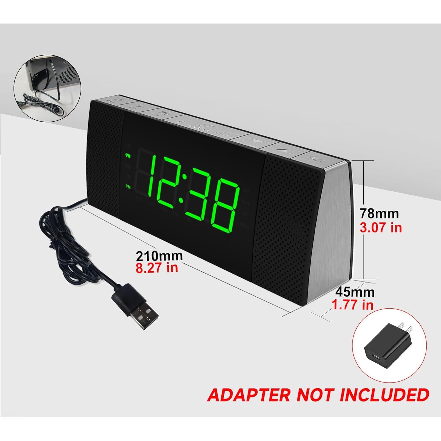 Reloj Despertador iTOMA CKS503U con Bluetooth y Radio FM