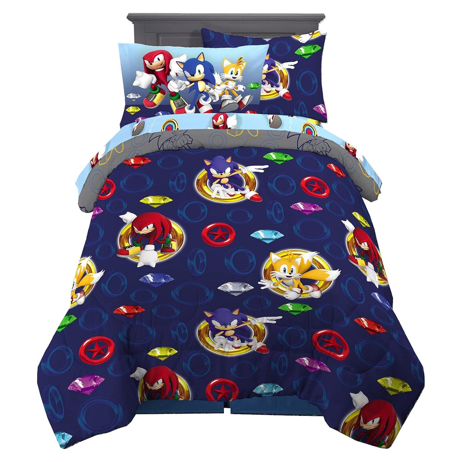 Juego de Ropa de Cama Twin 5 Piezas Sonic Franco