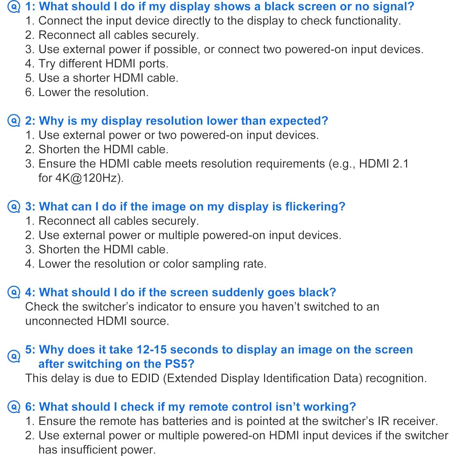 Interruptor HDMI 3 en 1 NEWCARE 4K@60Hz con Cable 0.79m