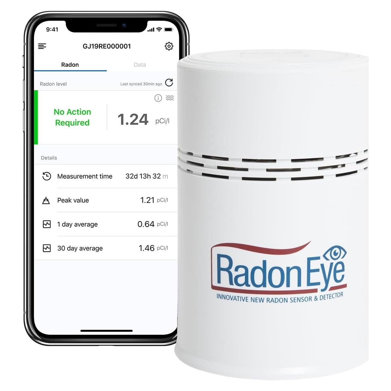 Detector de Radón Ecosense RD200 - Monitoreo Interior Preciso
