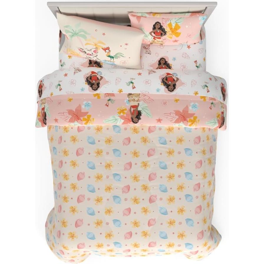 Juego de Ropa de Cama Moana Franco 7 Piezas Tamaño Reina