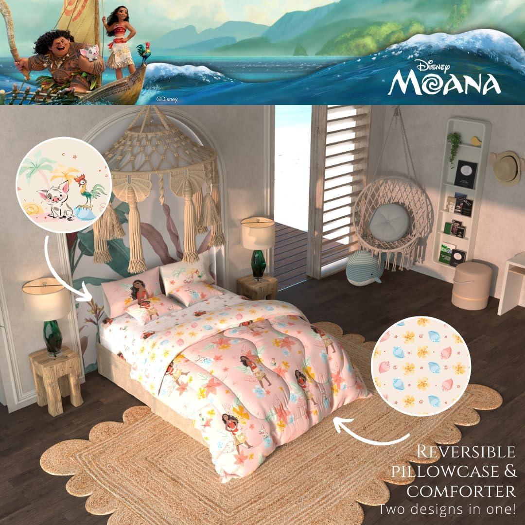 Juego de Ropa de Cama Moana Franco 7 Piezas Tamaño Reina