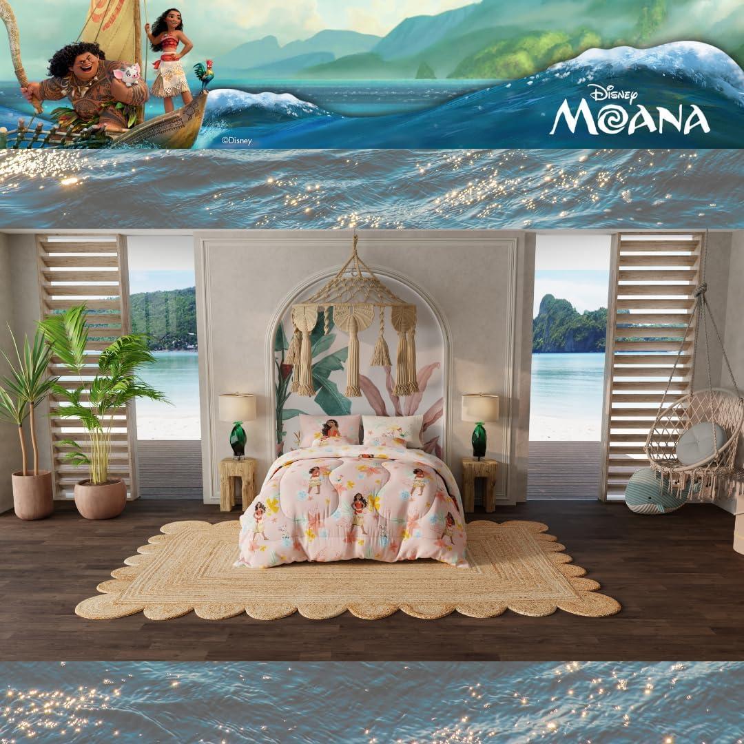 Juego de Ropa de Cama Moana Franco 7 Piezas Tamaño Reina