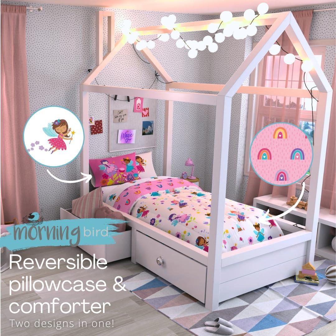 Juego de Cama Franco Hadas Encantadas 5 Piezas Individual