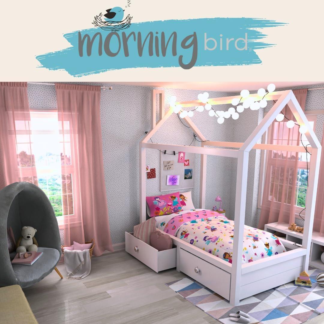 Juego de Cama Franco Hadas Encantadas 5 Piezas Individual