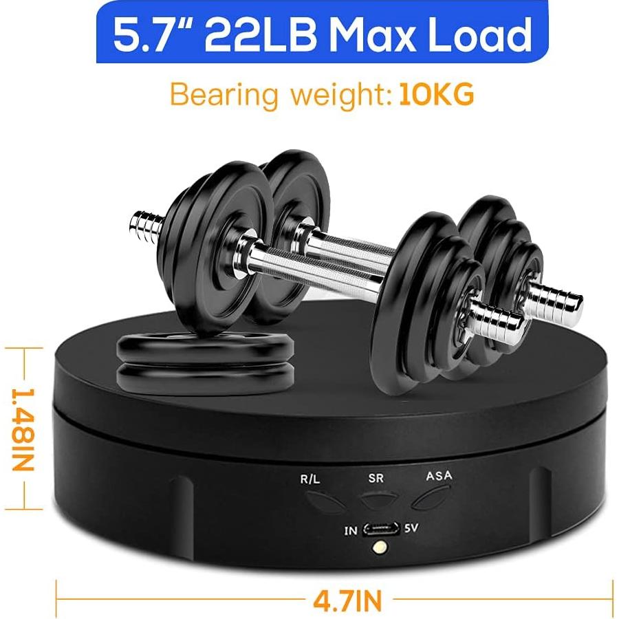 Soporte de Exhibición Rotatorio Motorizado LANPOWAE 10 kg