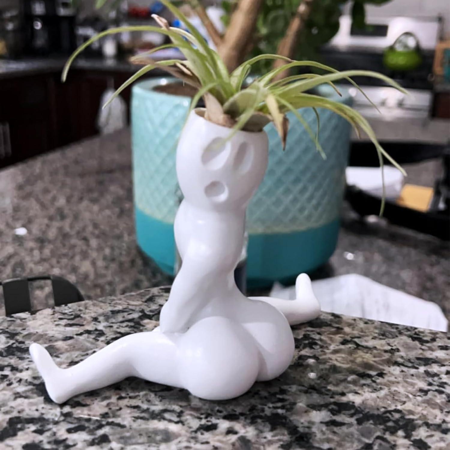 Macetero Fantasma Divertido Sitfe con Gran Trasero 10.16 cm