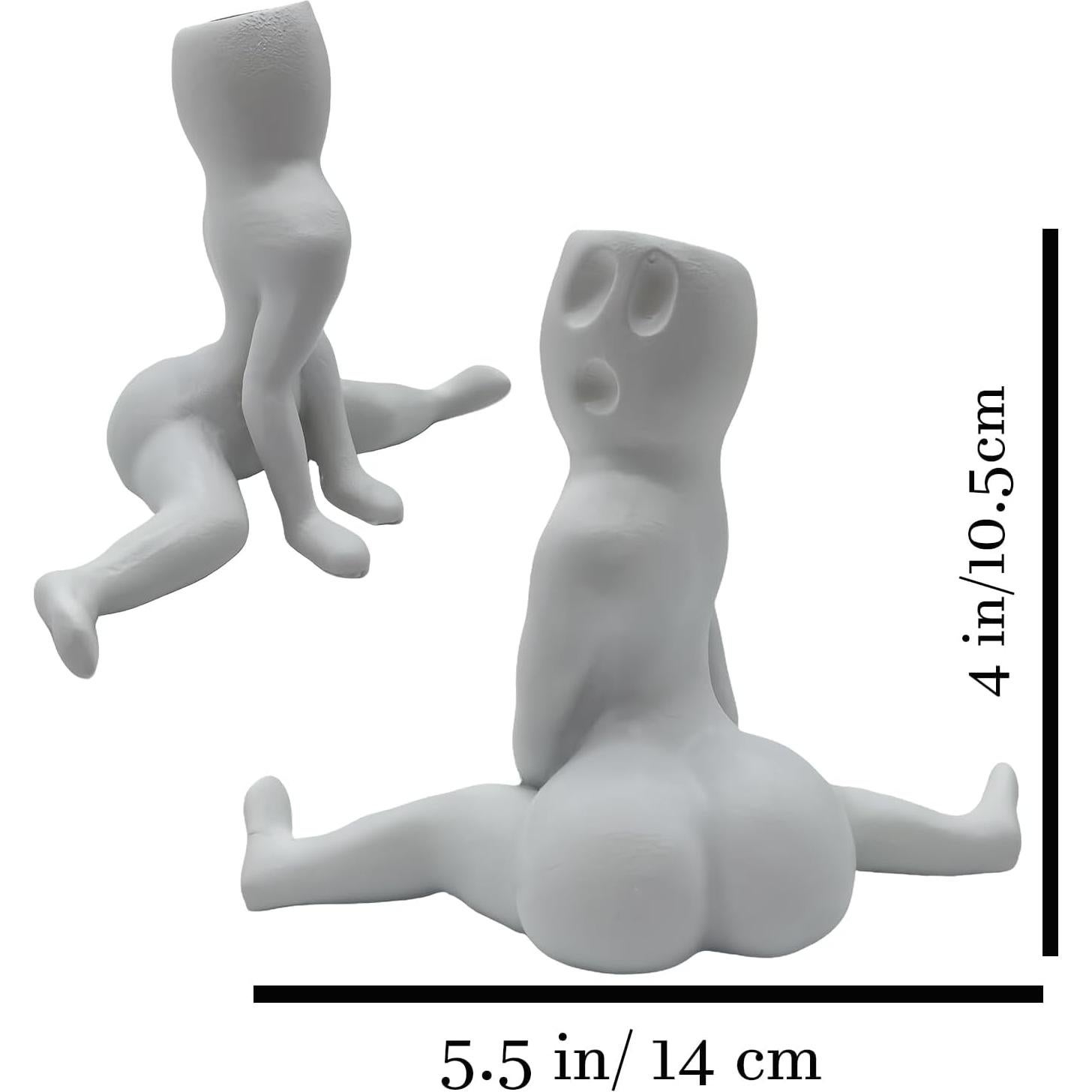 Macetero Fantasma Divertido Sitfe con Gran Trasero 10.16 cm