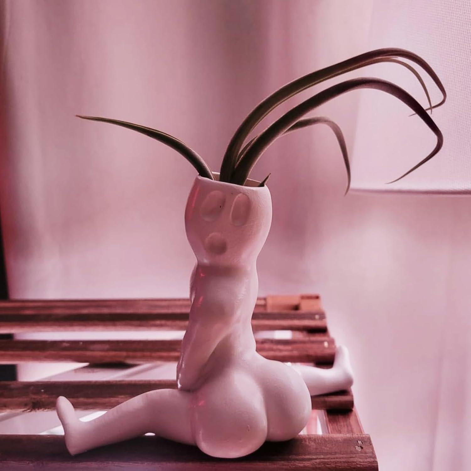 Macetero Fantasma Divertido Sitfe con Gran Trasero 10.16 cm