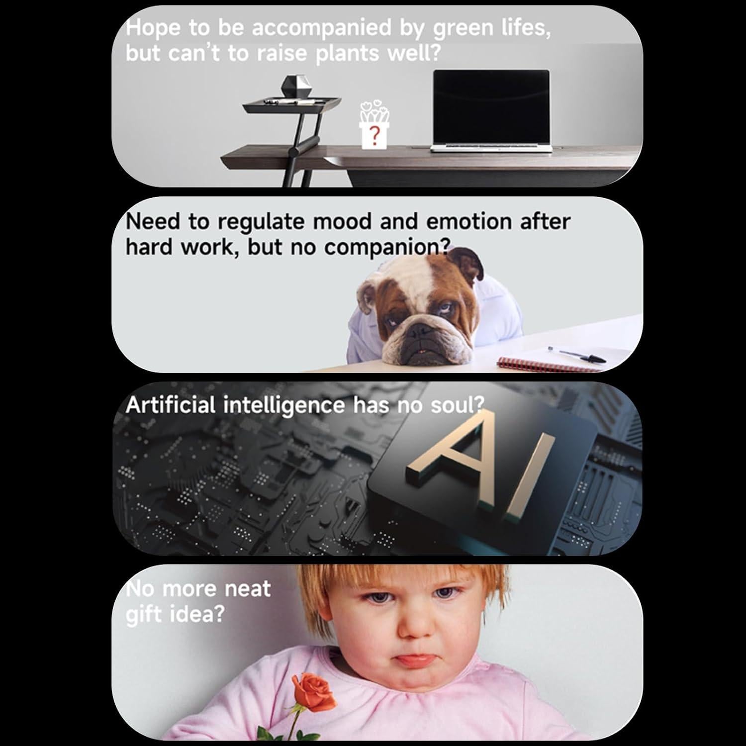 Maceta Inteligente TPHRAVAL Blanca con Sensor y APP