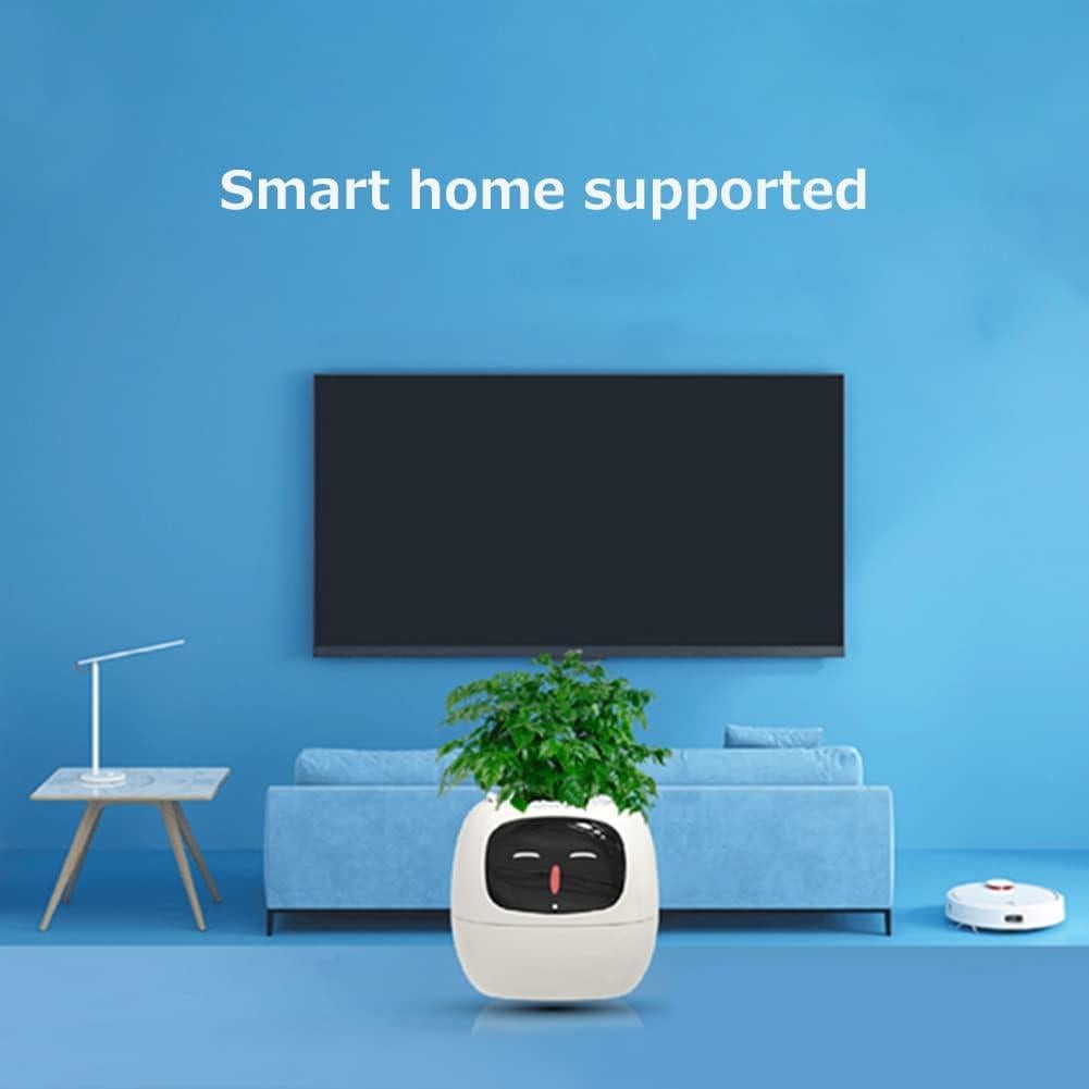 Maceta Inteligente TPHRAVAL Blanca con Sensor y APP