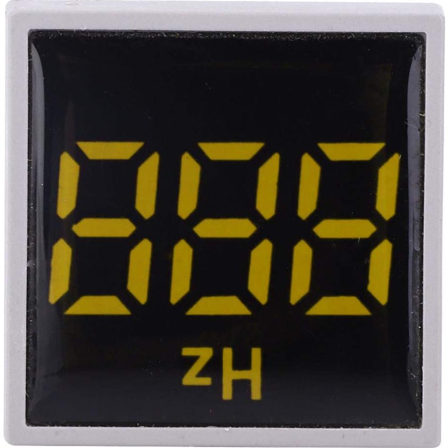 Medidor de Frecuencia LED MOZUO 100-380V 20-75Hz Amarillo