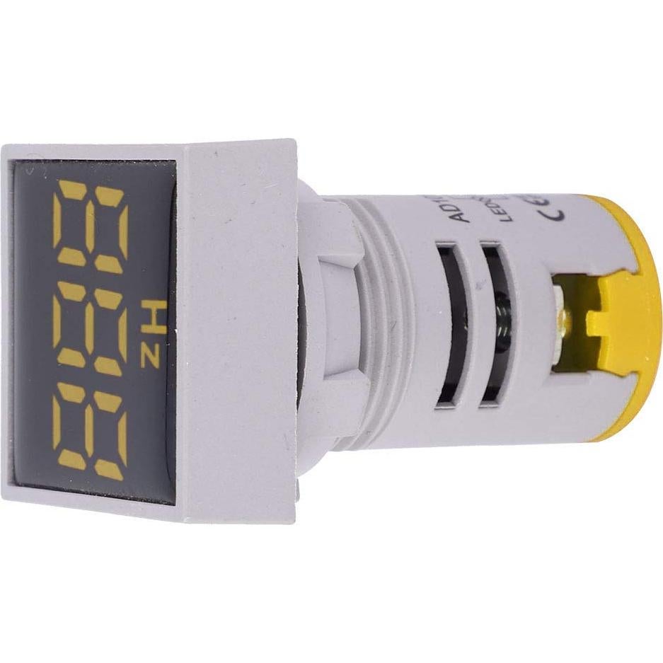 Medidor de Frecuencia LED MOZUO 100-380V 20-75Hz Amarillo