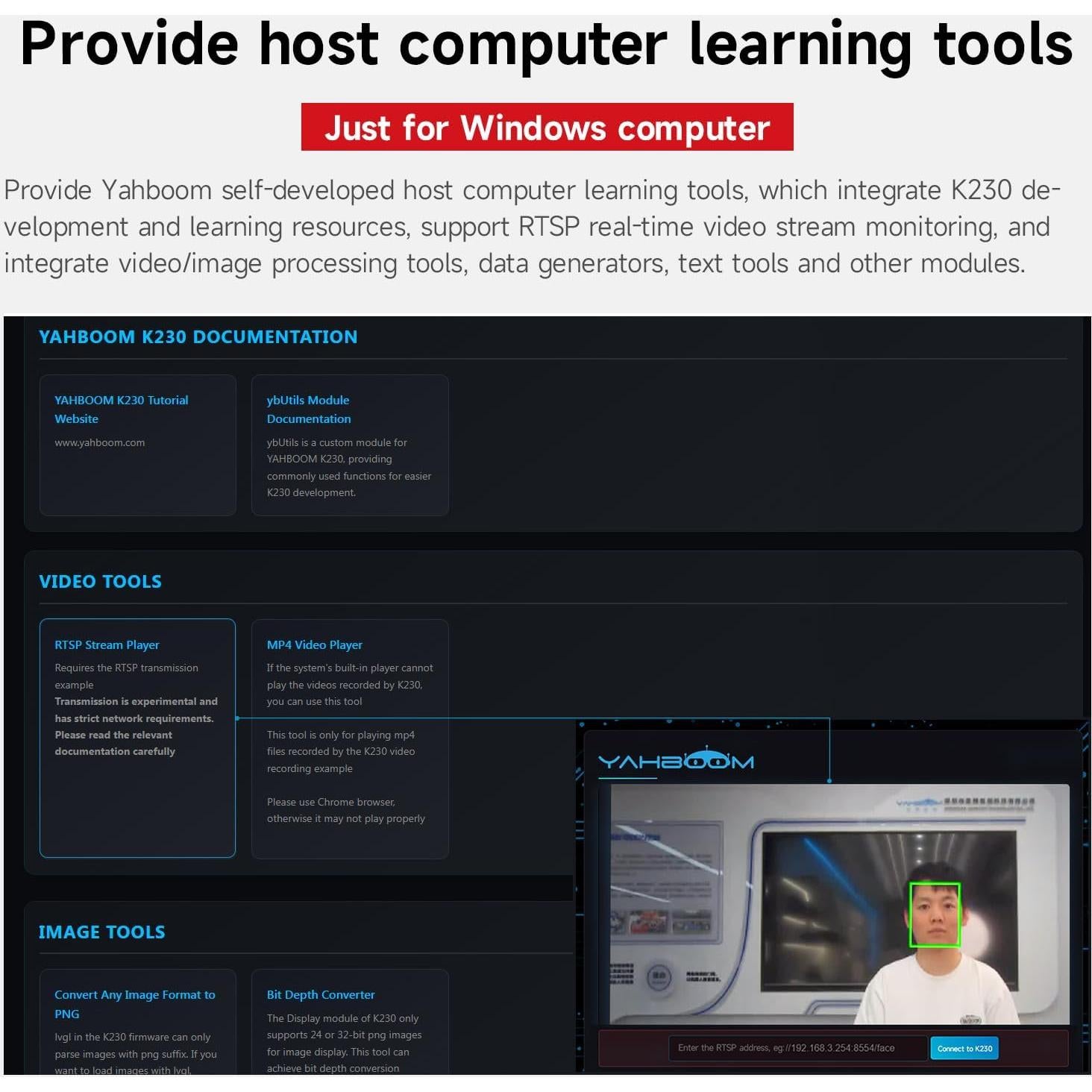 Yahboom K230 Placa de Desarrollo AI 1.6GHz 1GB RAM 2.4" LCD