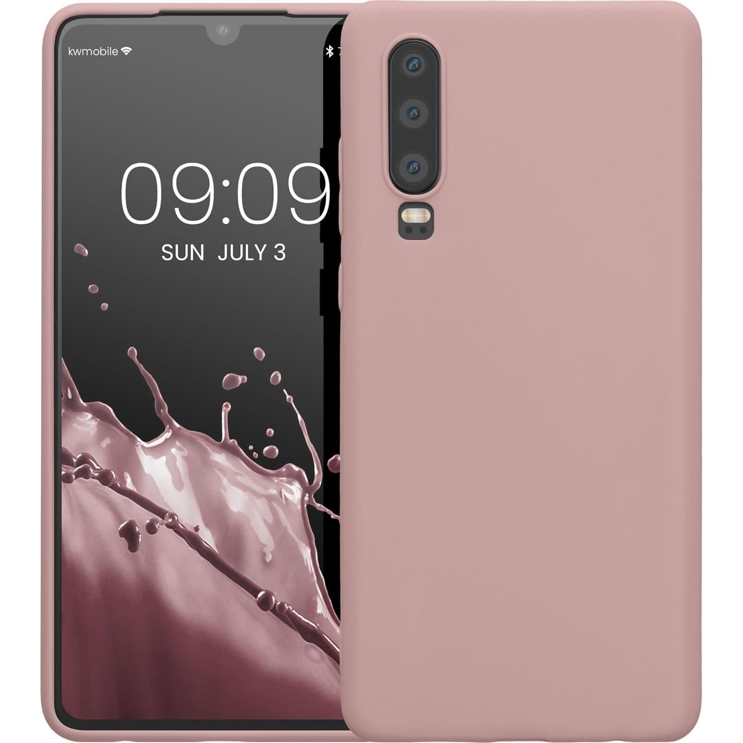 Funda kwmobile TPU Silicona Huawei P30 Lila Nude Slim