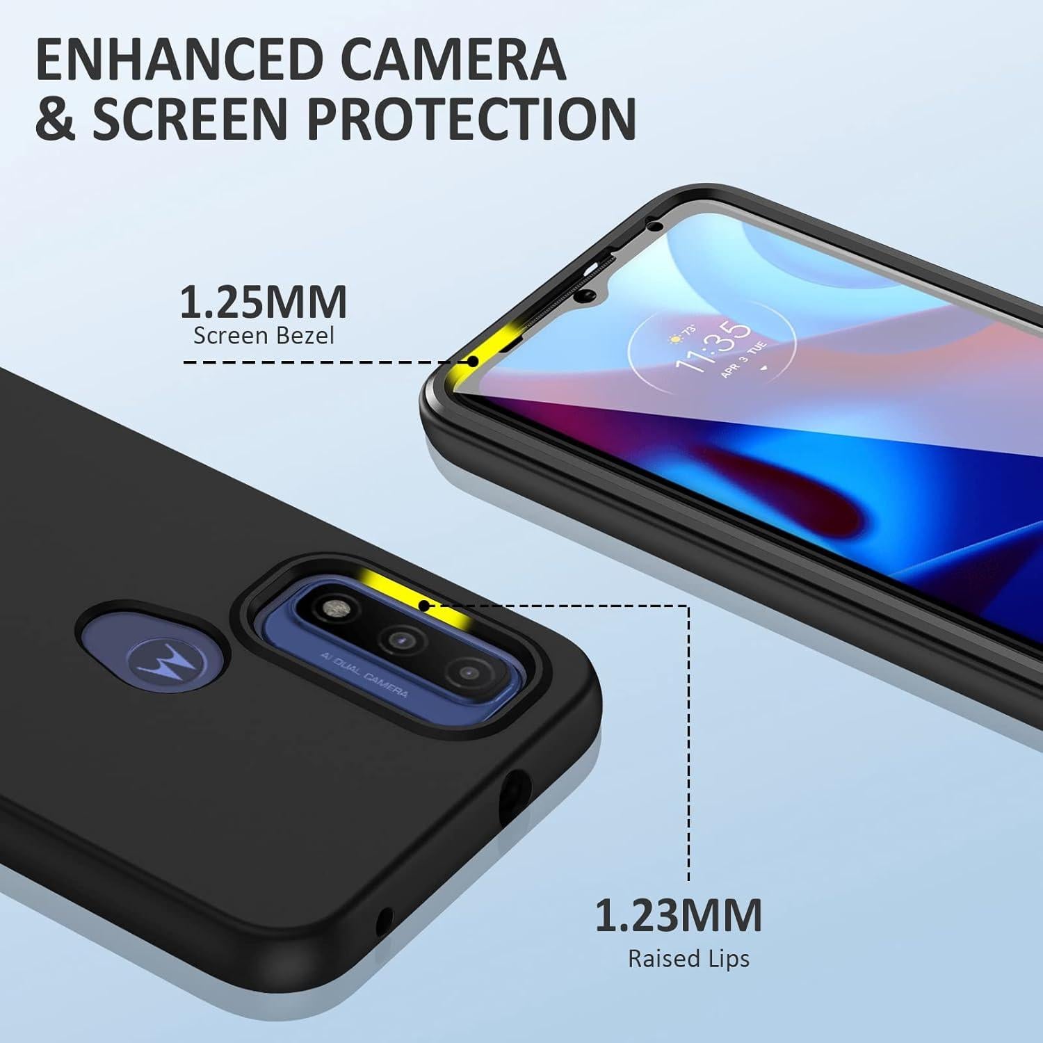 Funda de Silicona PUJUE para Moto G Play 2023 | G Power 2022