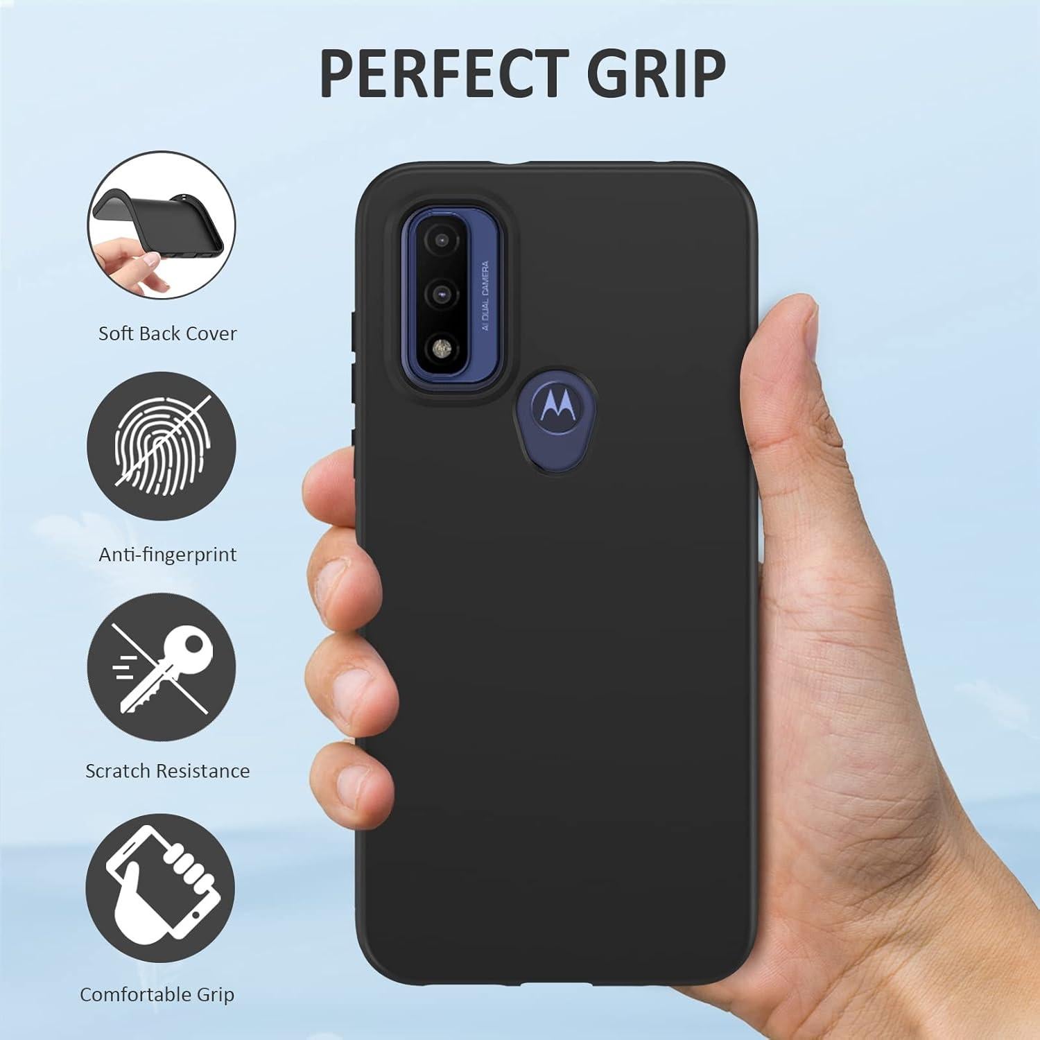 Funda de Silicona PUJUE para Moto G Play 2023 | G Power 2022