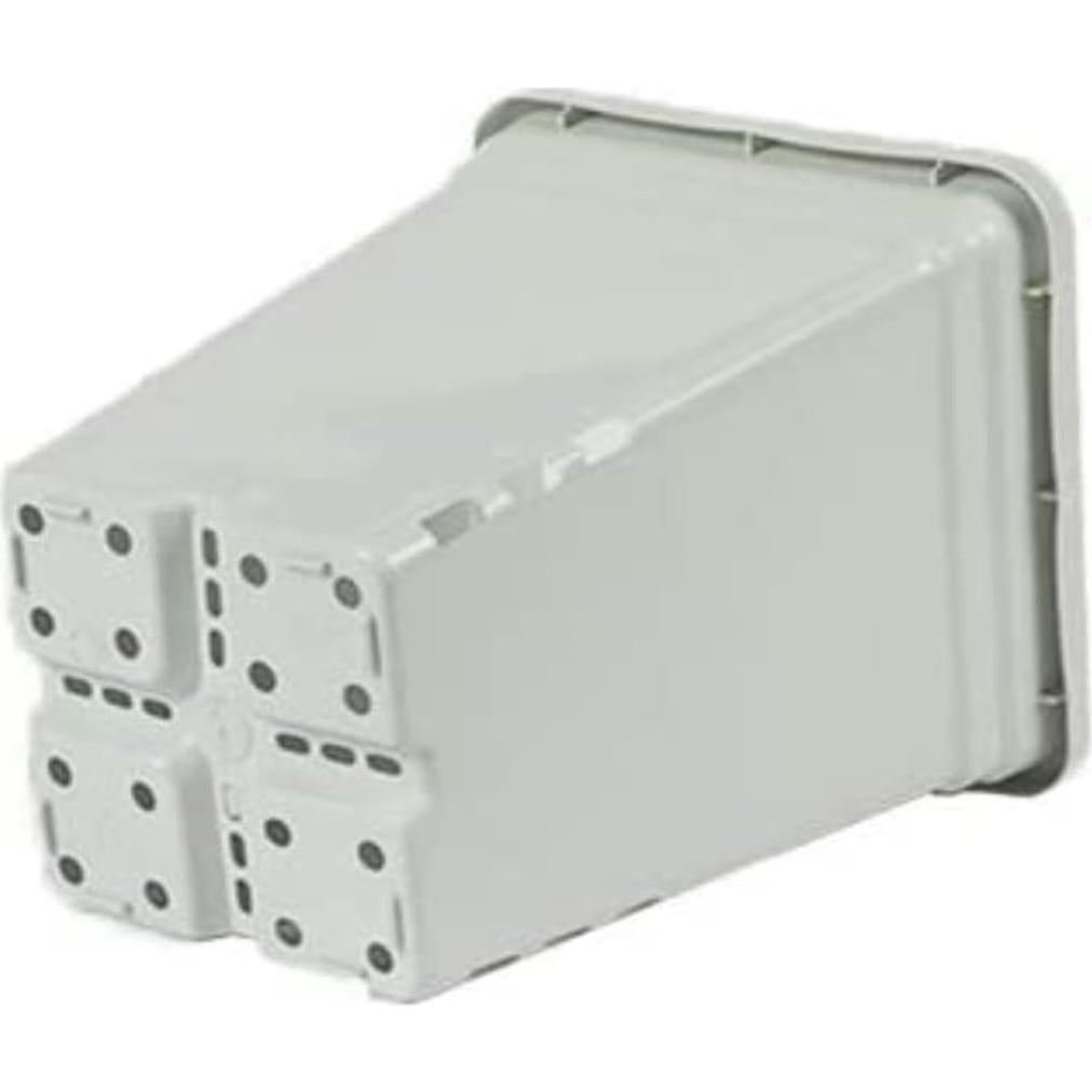 Maceta de Plástico SUNPACK Blanca 23 cm con Drenaje - 1 Unidad