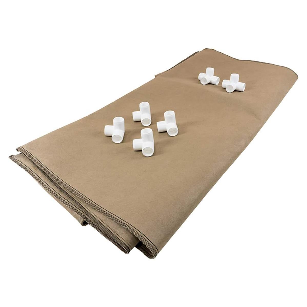 Cama Elevada de Jardín Grassroots 4x8 PVC Retenedor de Humedad