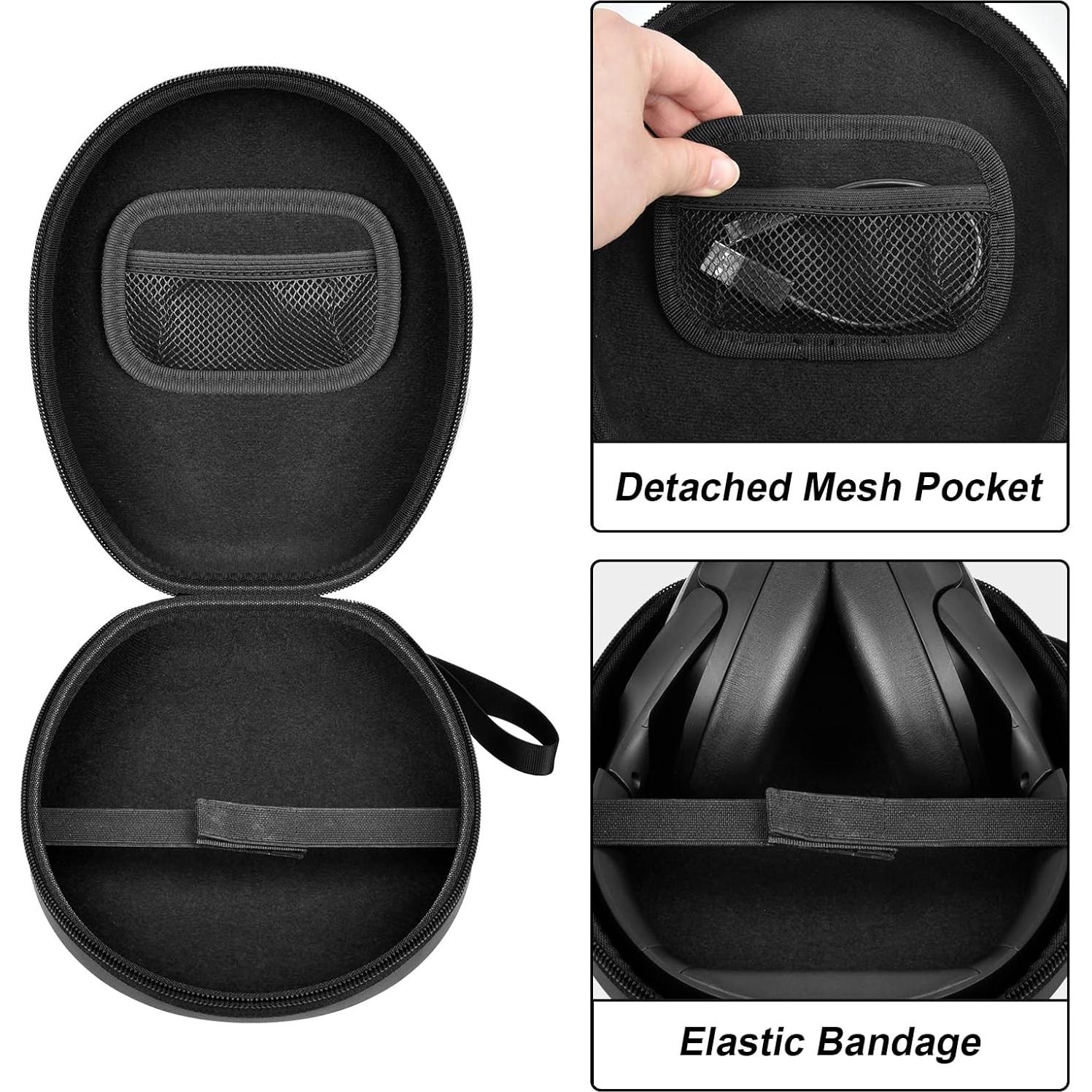 Estuche Universal Comecase para Auriculares Inalámbricos Negro