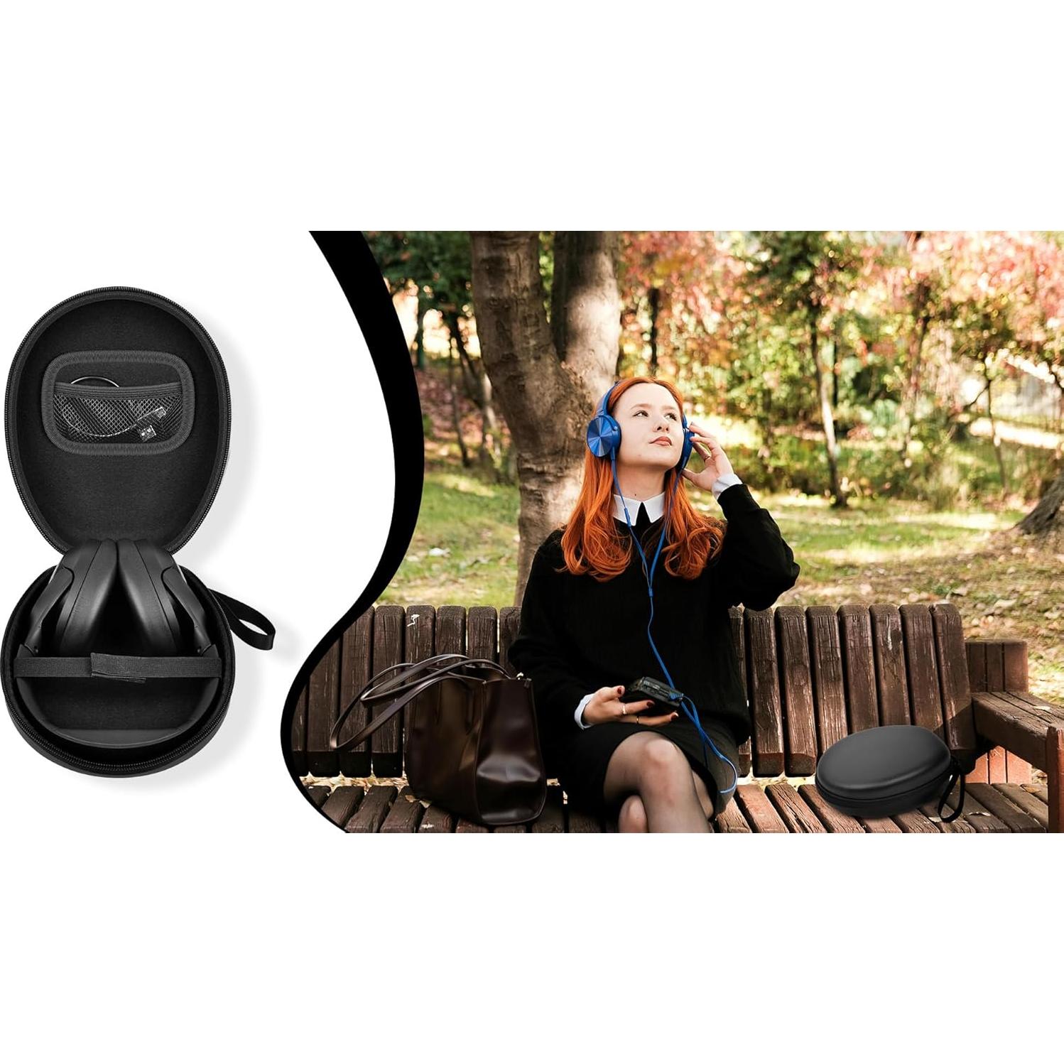 Estuche Universal Comecase para Auriculares Inalámbricos Negro