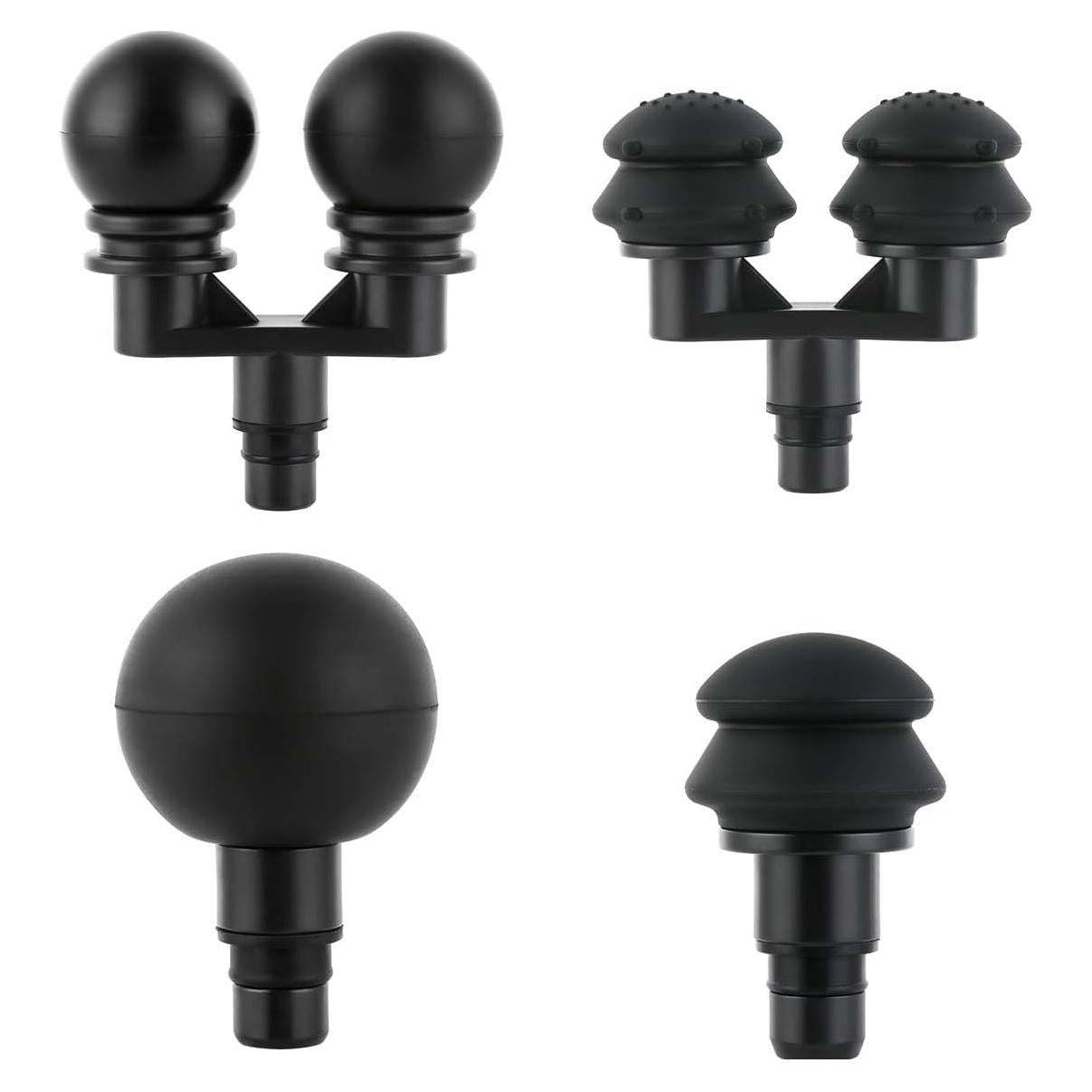 Cabezas de Reemplazo Suaves para Pistola de Masaje JH - 4 Piezas