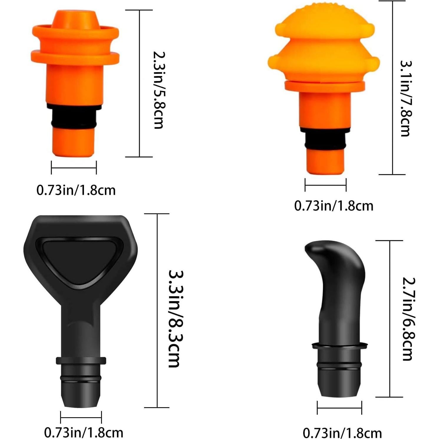 Pistola de Masaje ABSOK con 9 Cabezas Reemplazables 25x20cm